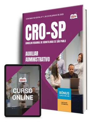 Apostila CRO-SP 2025 - Auxiliar Administrativo